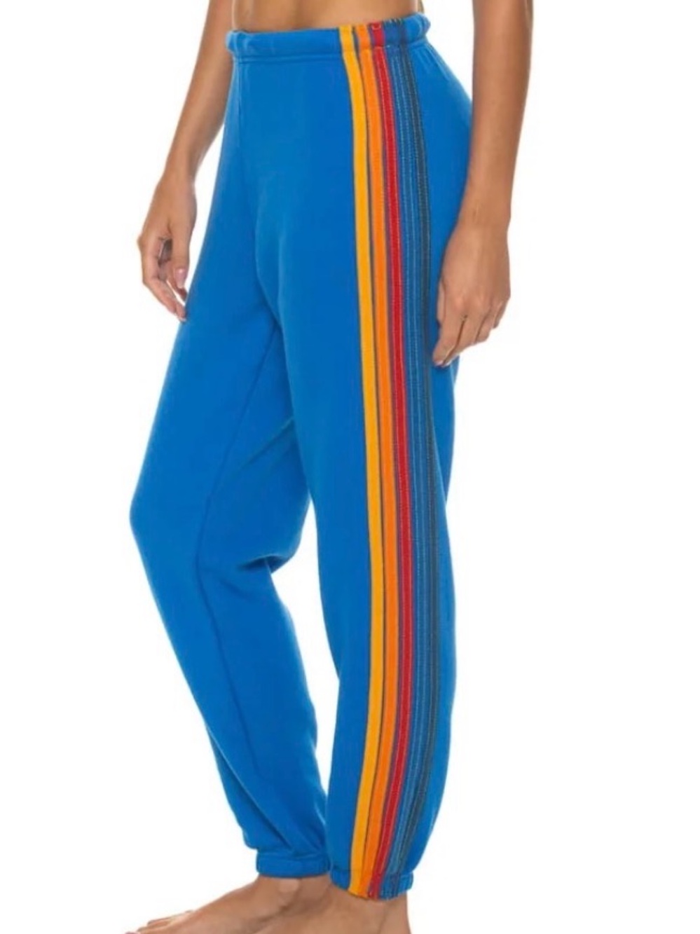 Aviator Nation 5 Stripe Sweatpants, size XS